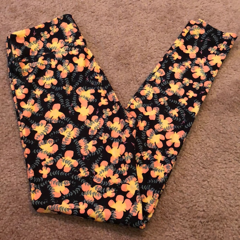 LuLaRoe Floral Leggings